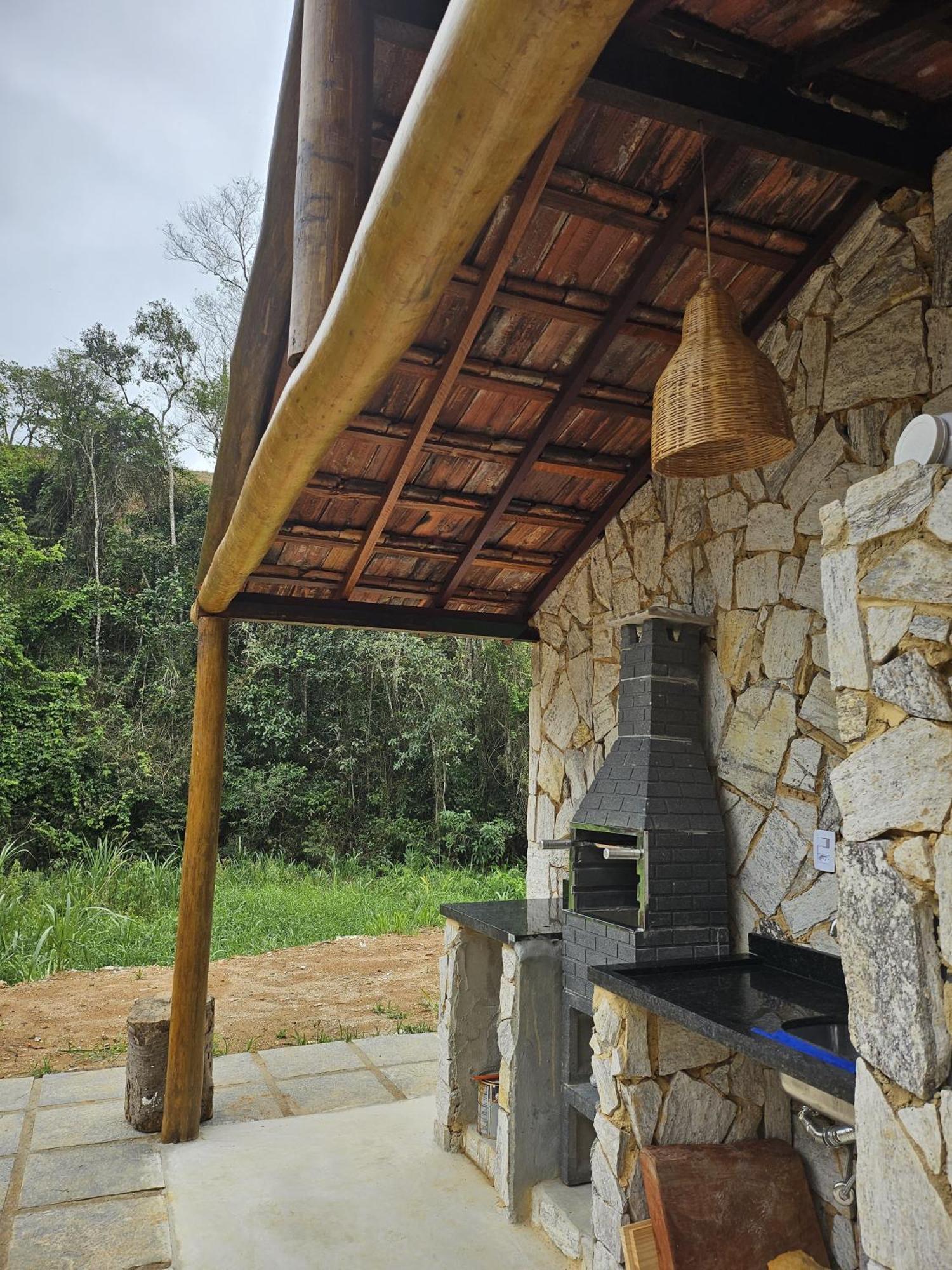 Casa Di Pedra Com Linda Vista Para Natureza - Miguel Pereira Zewnętrze zdjęcie