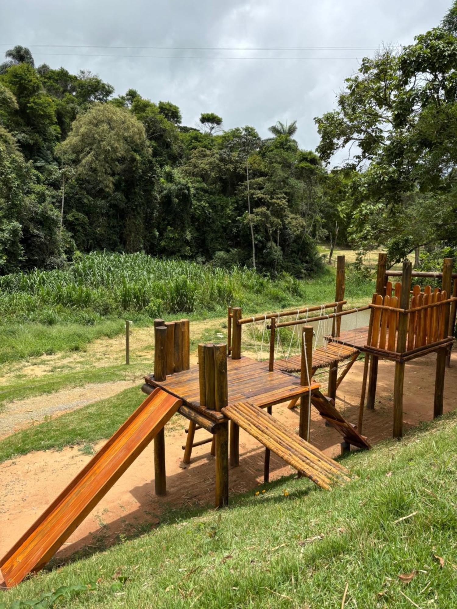 Casa Di Pedra Com Linda Vista Para Natureza - Miguel Pereira Zewnętrze zdjęcie