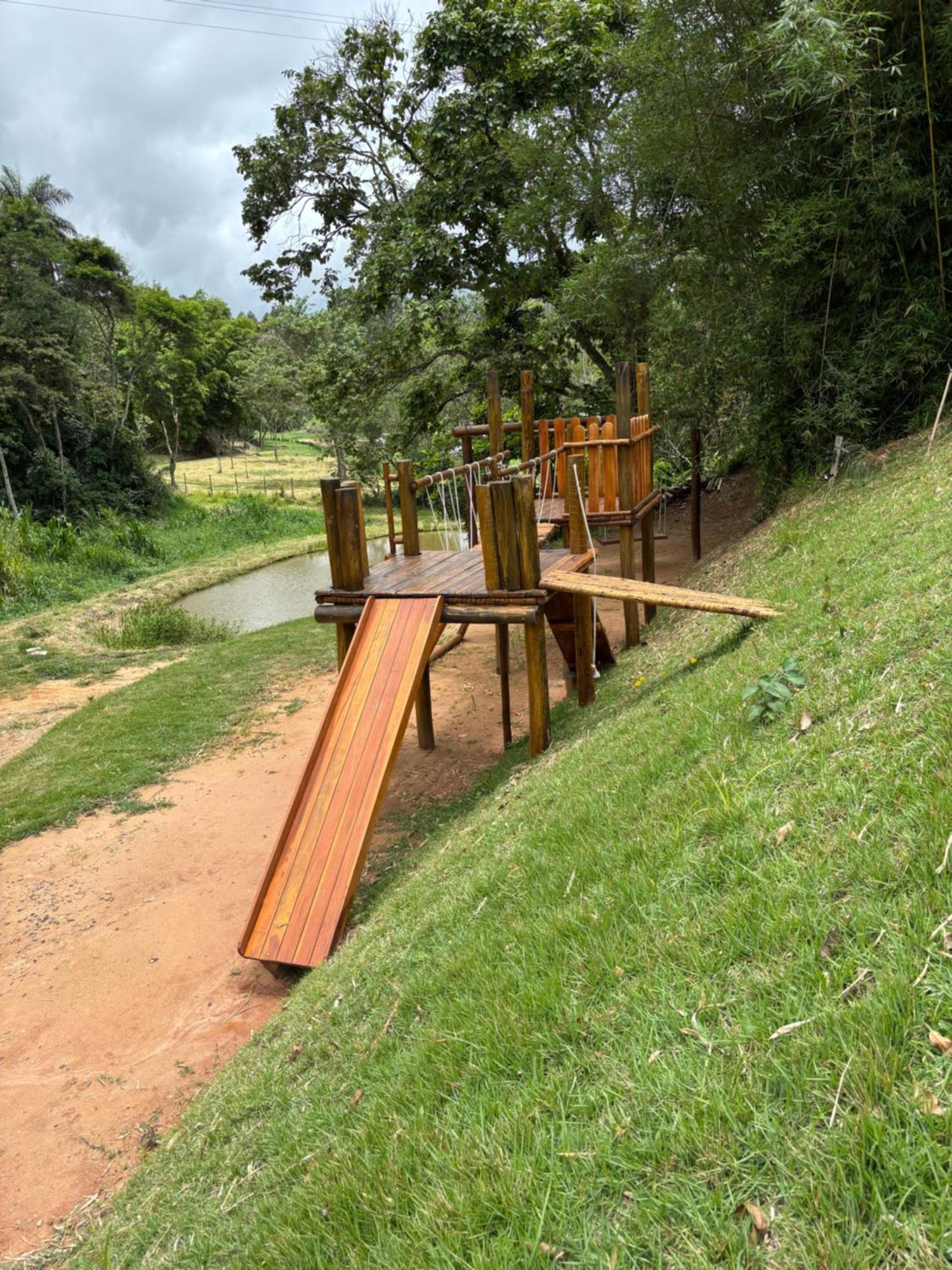Casa Di Pedra Com Linda Vista Para Natureza - Miguel Pereira Zewnętrze zdjęcie